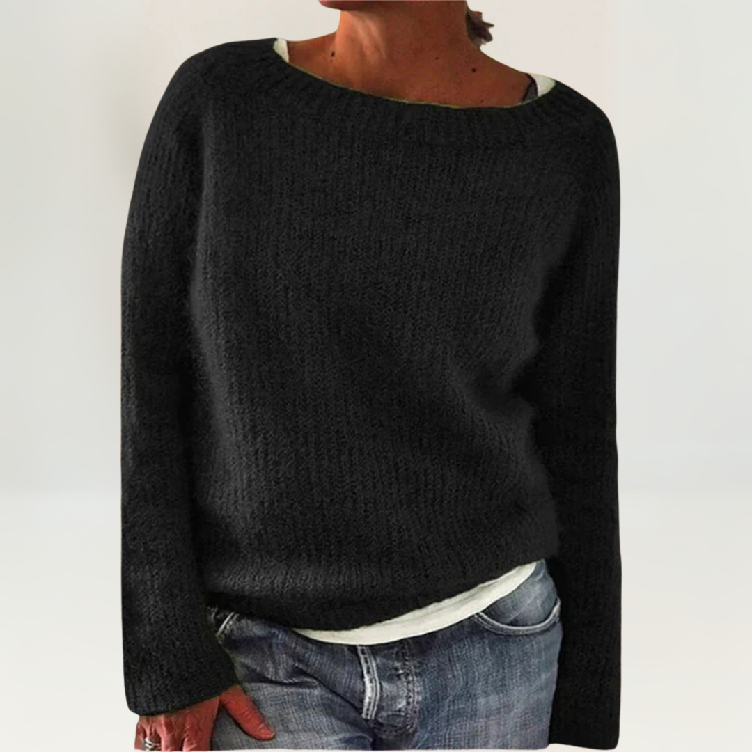 Suzy Cozy Sweater in Black