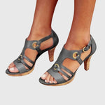 Carla Comfort Heels in Sidereal Gray