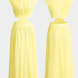 High-Neck Top & Side-Slit Skirt Set, photo 13