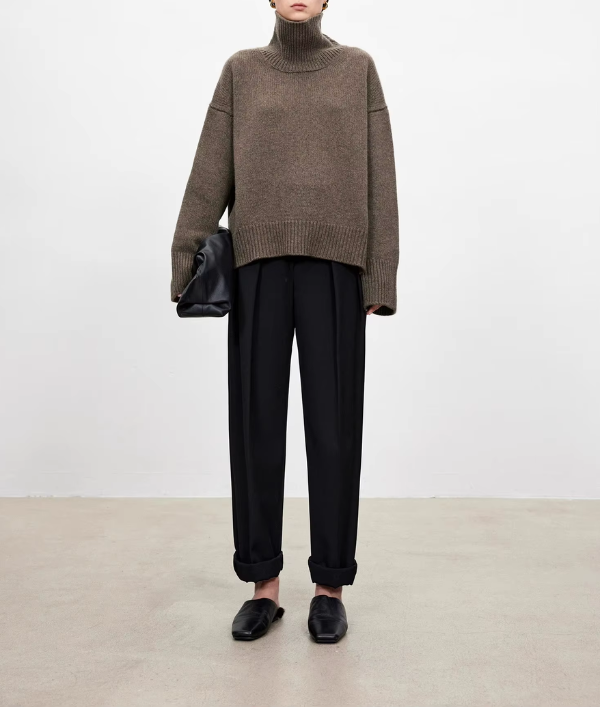 Anneliese Cable-Knit Turtleneck Sweater, photo 17