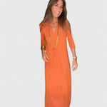 Serynahh Elegant Dress in Orange