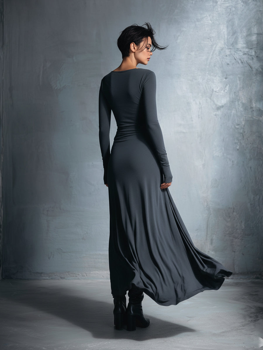 Women's Maxi dress with side knot, photo 9