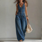 Women's Casual Denim Overalls