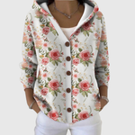 Ellie Cozy Hooded Knit Cardigan