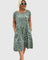 Calyviah Comfortable Dress in Green