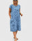 Calyviah Comfortable Dress in Blue