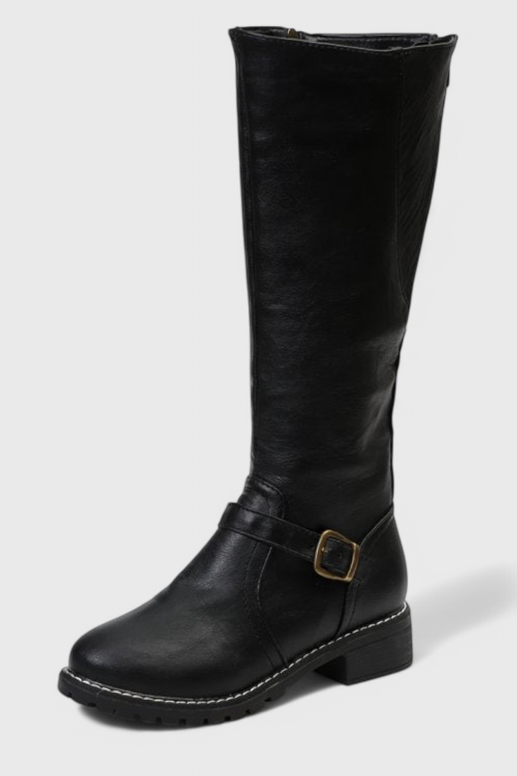 Buckled High Boots with Zipper Closure, photo 10
