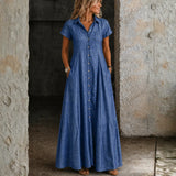 Women's Long Denim Dress