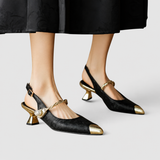 Seraphyane Comfort Heels in Black
