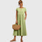 Fenella Comfortable Midi Dress in Light Green