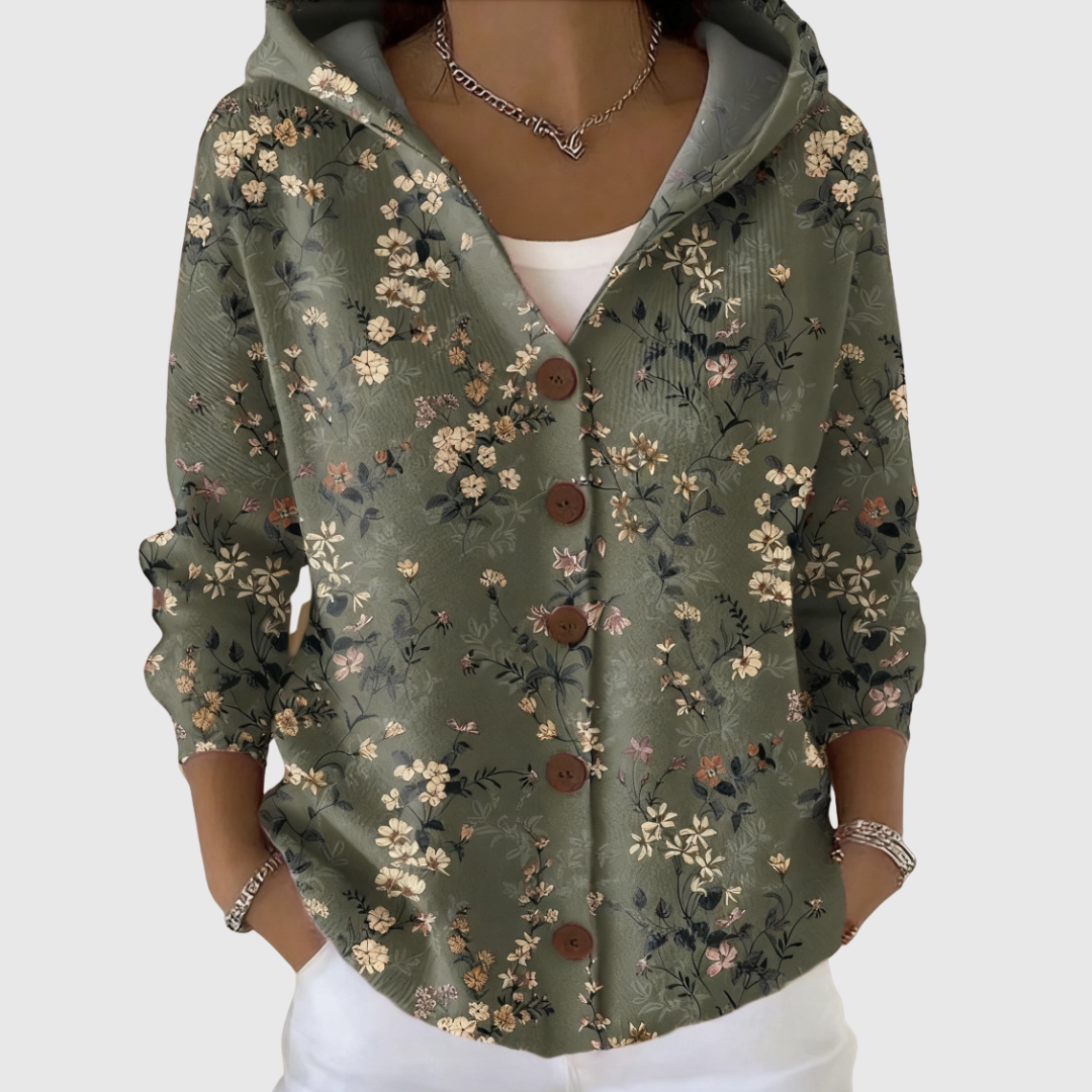 Eliana Cozy Hooded Knit Cardigan