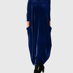 Madison Elegant Dress in Blue