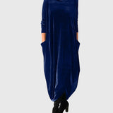 Madison Elegant Dress in Blue