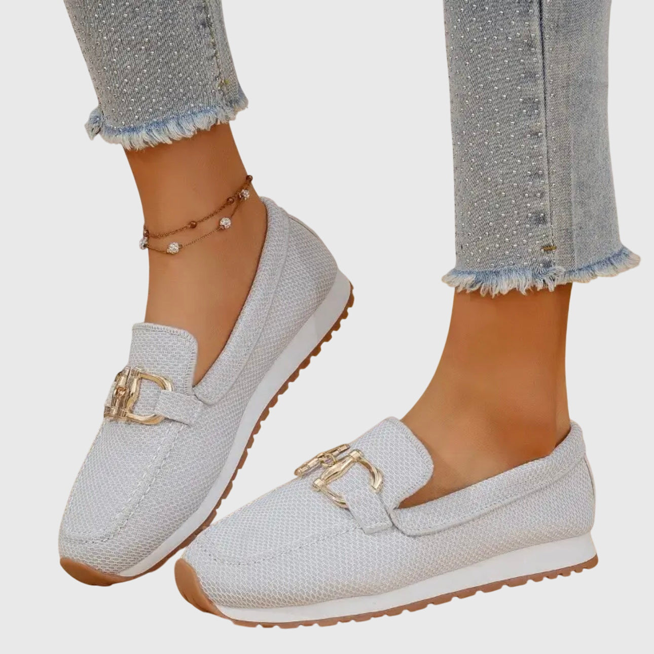 Susana Comfort Loafers in White