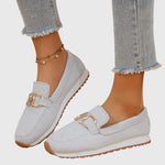 Susana Comfort Loafers in White