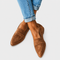 Women's Soft Suede Comfort Slippers in Khaki