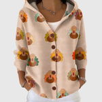Layla Cozy Hooded Knit Cardigan