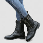 Sylvia Comfort Western Boots in Black