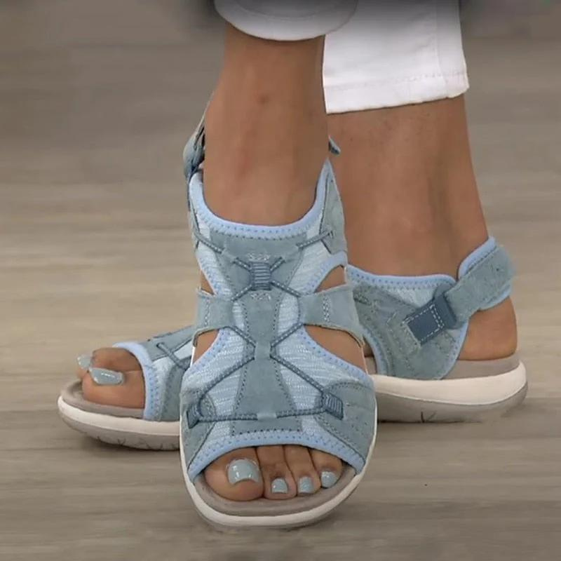 Vilma Comfort Sandals in Blue