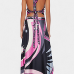Abstract Halter Top & A-Line Skirt Set, photo 2