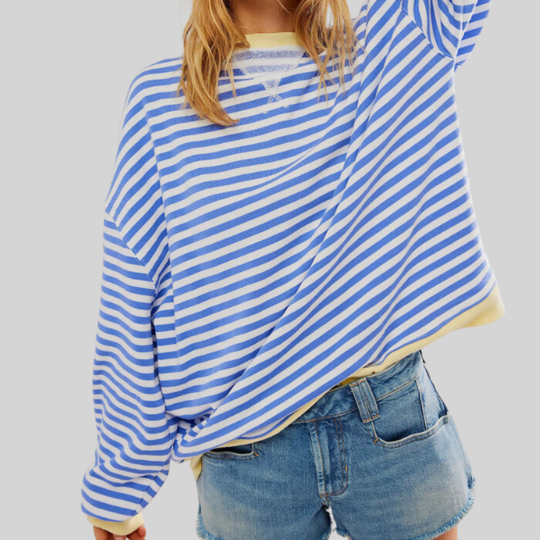 Women's Oversized Striped Sweater