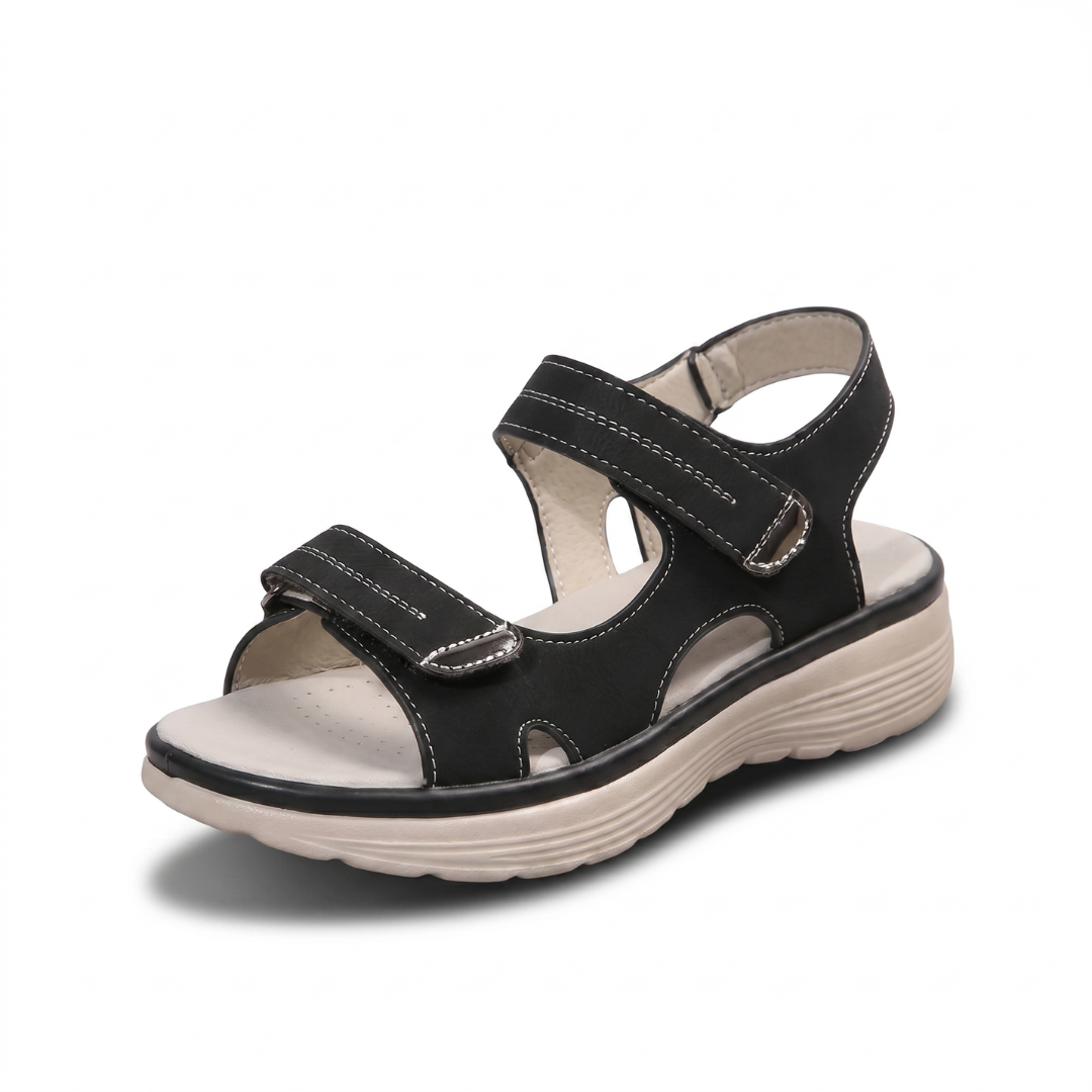 Marjorie Comfort Sandals in Black