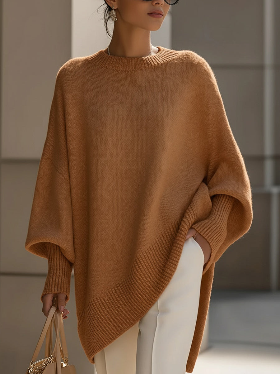 Women's Soft Cozy Sweater in Orange