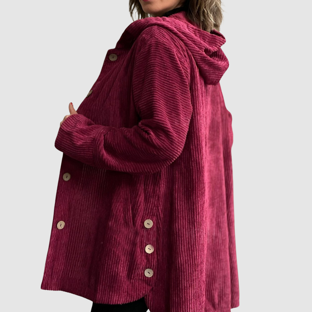Women's Comfortable Velvet Hooded Jacket, photo 2