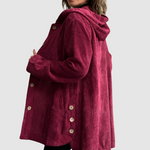 Women's Comfortable Velvet Hooded Jacket, photo 2