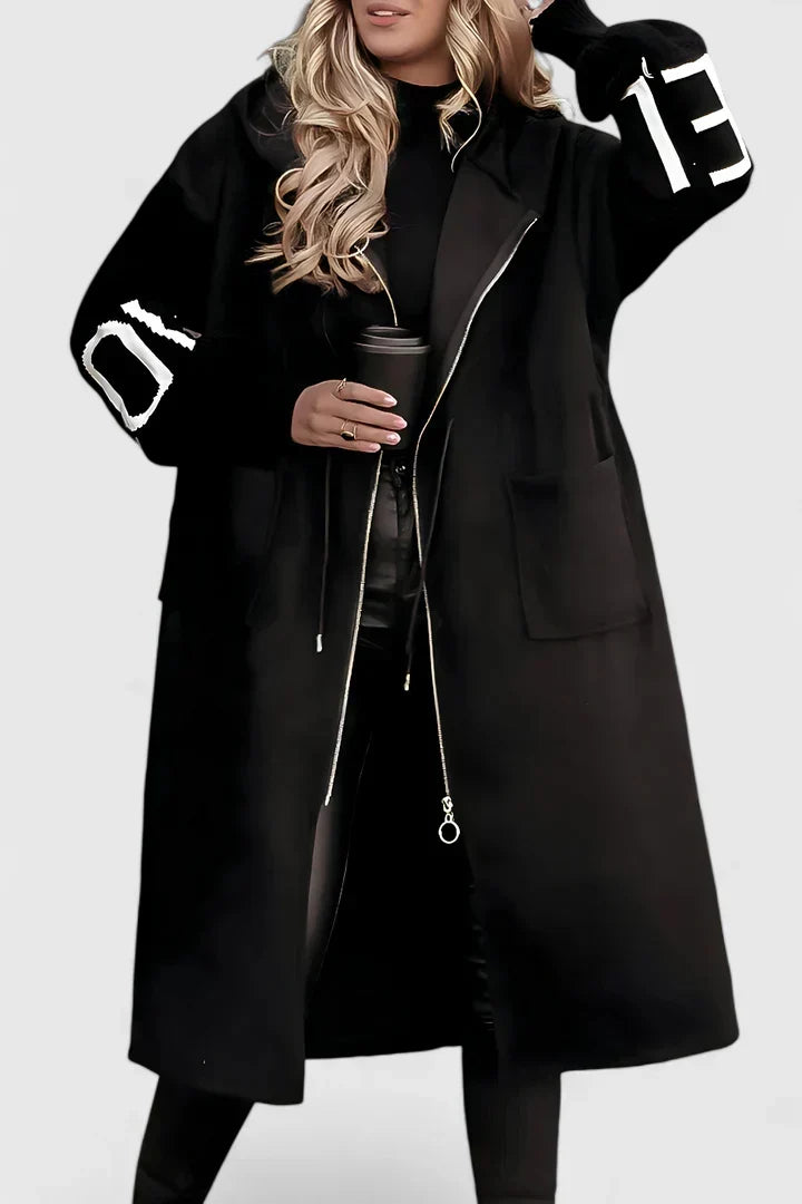 Women's Elegant Hooded Coat, photo 3