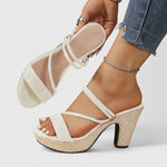 Lorienna Sophisticated Heels in White