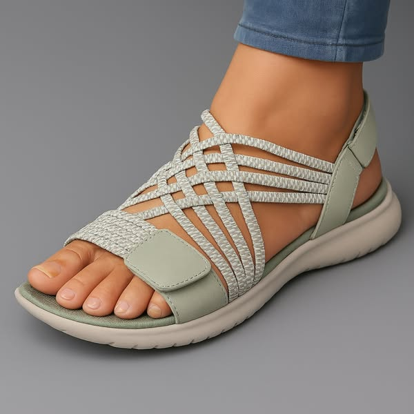 Levila Comfort Sandals in Green