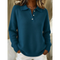 Women's Classic Jumper in Teal Blue