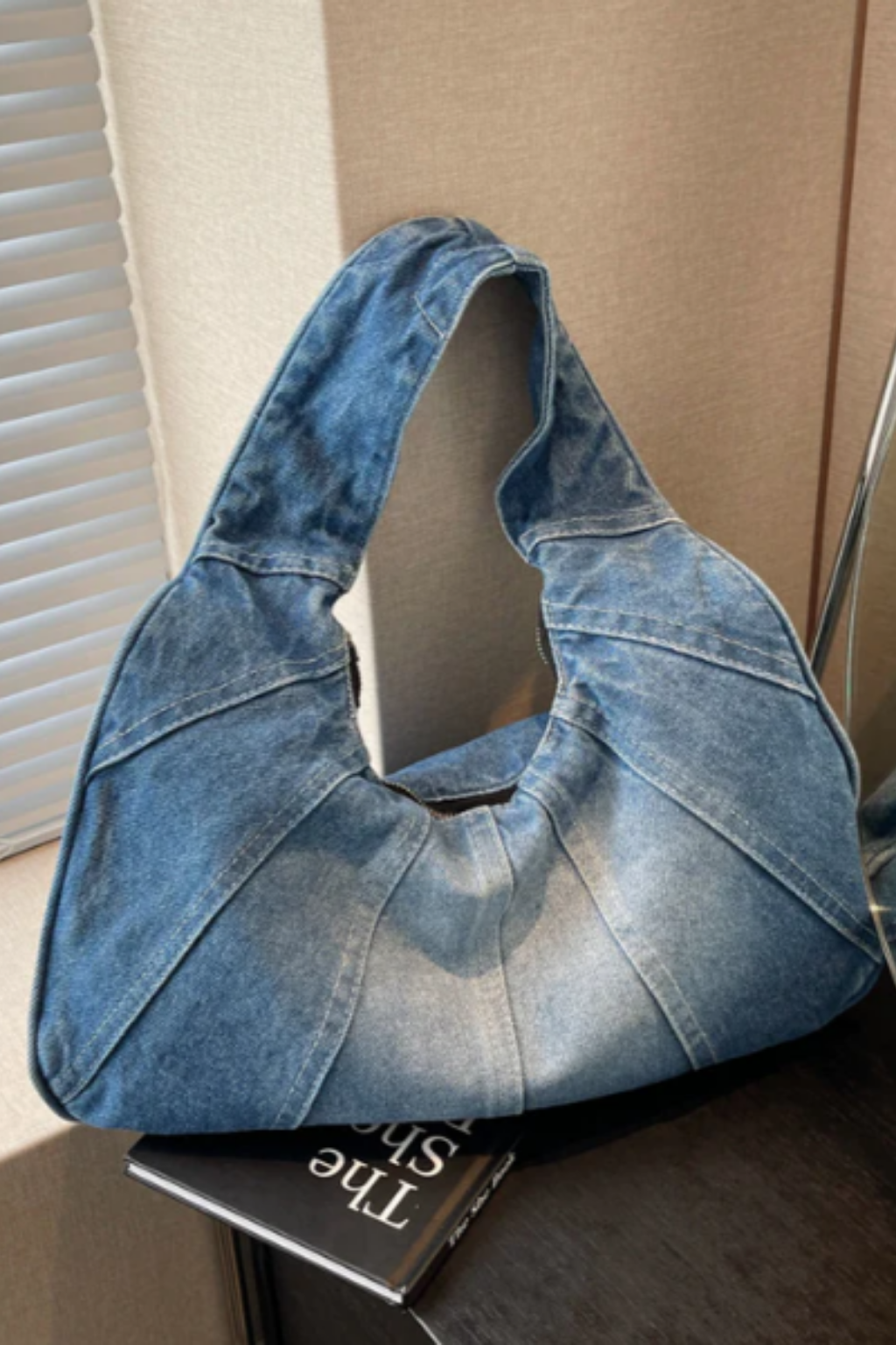 Women's Casual Denim Shoulder Bag, photo 5