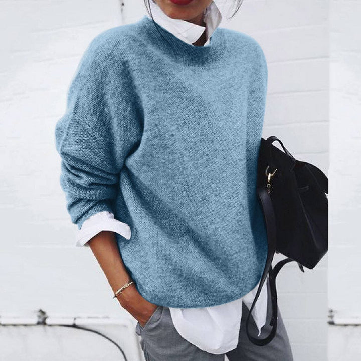 Women's Soft Warm Sweater in Blue