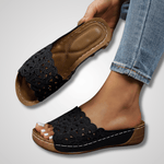 Rene Comfort Sandals in Noir Petal