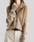 Women's Retro Cashmere Cardigan in Brown