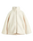 Women's Soft Zip-Front Teddy Jacket in Cream
