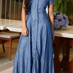 Women's Long Denim Dress, photo 6
