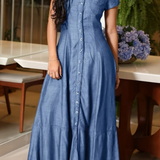 Women's Long Denim Dress, photo 6