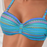 Women's Two Piece Swimsuit with Striped Print, photo 10