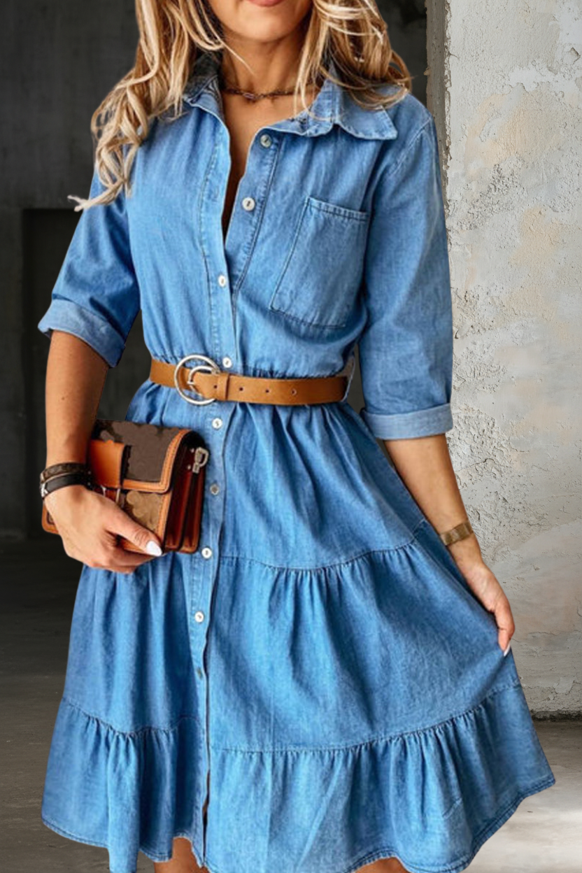 Brianna Relaxed Denim Dress, photo 3