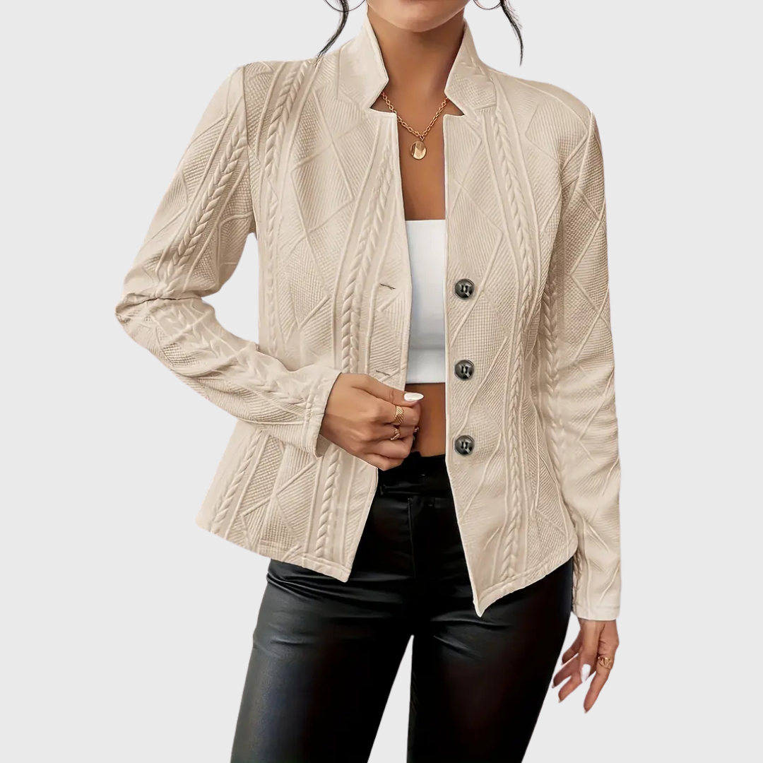 Women's Everyday Tailored Blazer in Beige