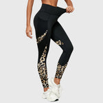 High-Waisted Leopard Print Workout Pants, photo 2