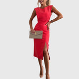 Lula Elegant Dress in Red