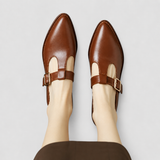 Mia Comfort Mary Jane Shoes in Brown