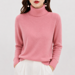 Women's Cashmere Mock-Neck Sweater