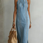 Women's Vintage Lace Denim Dress, photo 6