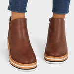 Women's Platform Ankle Boots with Zip, photo 5