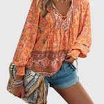 Women's Elegant Pullover in Orange